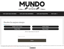 Tablet Screenshot of mundotatuajes.info
